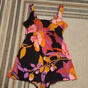 Sirena Floral Swimsuit Dress